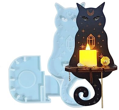 Resin Molds Silicone,Cat Totem Silicone Molds for Making Candle Holder on Wall,Epoxy Molds for DIY Resin Art Crafts Gift,Home Decoration