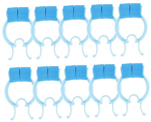 Didiseaon 16pezzi Clip Nasali Portatili Per Respirazione Clip Per Naso Domestico Design Ergonomico e Compatto Comodo Da Usare e Riporre