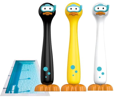 Xiixuuj Jeux de Piscine pour, Anneaux de Piscine pour, plongée,Anneaux de Canard de plongée Amusants - Anneaux de plongée colorés pour entraînement sous-, 3 bâtons de plongée en Forme de Canard