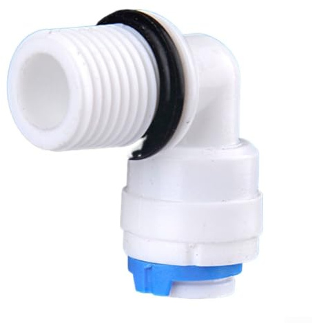 Conexión rápida de ajuste a presión, tubo de ajuste de filtro de agua de codo, para accesorios de filtro de agua de ósmosis inversa Ro, conectores purificadores de agua