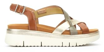 Pikolinos Palma W4N 0650C1 Brandy Sandali per Donna in Pelle Marrone con fibietta (Taglia 41)