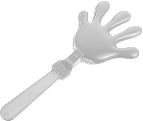 Homoyoyo Handklatscher Für Mädchen Lustige Partygeräusche Leicht Und Tragbar Für Geburtstagsfeiern Schulveranstaltungen Und Silvesterfeiern Silber