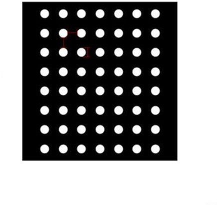 FUANA Pellicola di pacciamatura in PE perforata, copertura per terreno vegetale, anti-erba, protezione per piante, barriera per erbacce da giardino, con fori per piantare, 10 m x 0,95 m (10 m x 1,35
