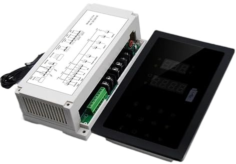 Controlador De Calentador Sauna Eléctrico For Monitoreo Remoto WIFI, Masaje Electroterapia Multifuncional Con Temporizador 24 Horas Velocidad de calentamiento rápida(Combination1,Manual Version)