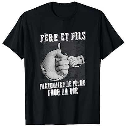 Père Et Fils Partenaire De Pêche Pour Vie Pêcheur Grandpère T-Shirt