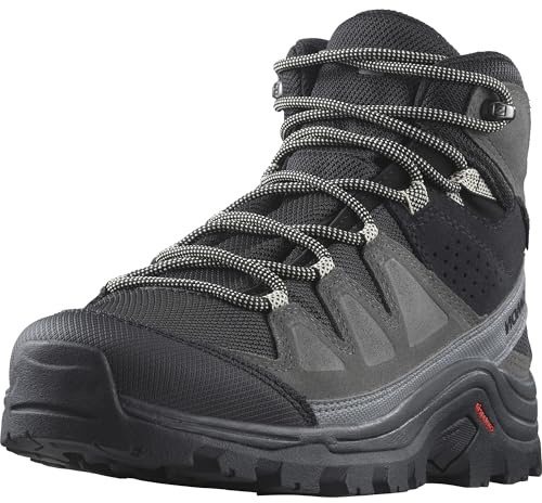 Salomon Damen Quest Rove Gore-tex Hiking Shoe, Black Magnet Quiet Shade, 38 2/3 EU