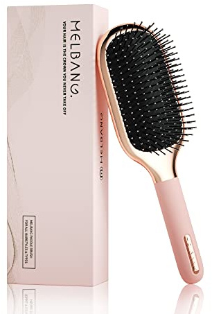 Melbang Hair Brush for Thick Curly Thin Long Short Wet or Dry Hair Adds Shine and Makes Hair Smooth Hair Comb Paddle Hair Brush for Men Women Kid