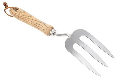 CIYODO Forca Da Giardinaggio A Tre Denti in Acciaio Inossidabile Forca Manuale Per Piantagione E Dissodatura Strumento Multifunzionale Per Lavorazioni Del Territorio