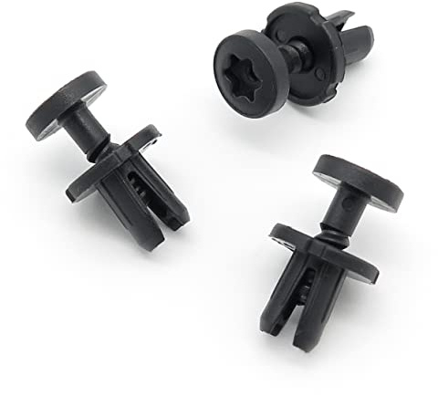 VVO Fasteners- Clips en Plastique Noir. Pour Panneau de porte arrière. Compatible avec Citroen Dispatch/Jumpy, (10 pcs)