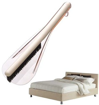 Spazzola per la pulizia della tappezzeria, spolverino con setole rigide da 25 cm, strumento per mobili e materassi con manico, accessorio per la pulizia della casa per moquette del divano e di an