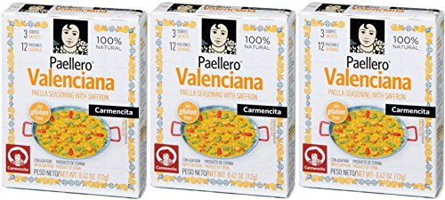 Carmencita Paellero Valenciana Paella Spice Mix 12 gr. - [Pack 3]
