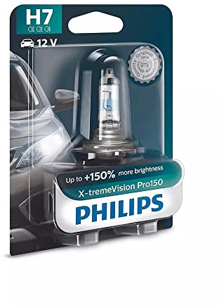 Philips X-tremeVision Pro150 H7 car headlight bulb +150%, single blister