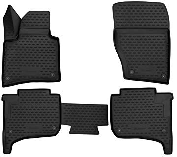 Element Passgenaue Fußmatten Gummimatten für Porsche Cayenne 2010-2017 4 TLG