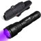 UltraFire UV Taschenlampe 395-405nm Schwarzlicht LED Taschenlampe mit Holster, Zoomable UV Licht Klein Ultraviolette Lampe für Aushärtender UV Kleber, Leckdetektor, Tierurinfleck