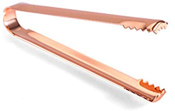 1 PZ Pinze Per Il Ghiaccio, Pinze Per Cubetti Di Ghiaccio Per Zucchero Pinze Da Cucina In Acciaio Inox Pinze Da Cucina Per Buffet Barbecue Pinze Per Pane Caramelle (oro rosa)