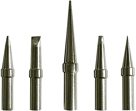 Schweißlötspitzen für ET Lötkolben, ETS ETA ETB ETT ETD Ersatz für Weller WES51 WESD51 WE1010NA PES51 Lötkolben Griff Spitze Schweißstift Düse 5 Stück