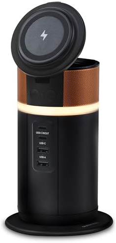 Duracell M150 Power Station, Lightweight and Compact, Portable Power Bank for Charging Laptops, Phones, Tablets, Earbuds and Smartwatches, 150 W (91 Wh), Charging Dock Included