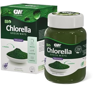 Green Way Poudre de chlorella 100 % naturelle et biologique