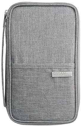 Portadocumenti da Viaggio, Custodia Porta Passaporti Famiglia, Custodia Passaporto da Viaggio, Famiglia Porta Passaporto Impermeabile Carte per Carta D'identità,Carte di Credito,Biglietti Aerei,Denaro