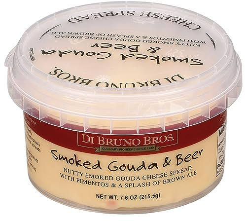 Di Bruno Bros. Smoked Gouda & Beer Cheese Spread Case of (6) 7.6-Ounce Containers