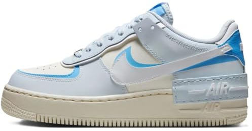 Nike Air Force 1 Shadow Damenschuhe (DZ1847-400, Blue Tint/University Blue/Sail/White), Blue Tint/University Blue/Sail/White, 40 EU
