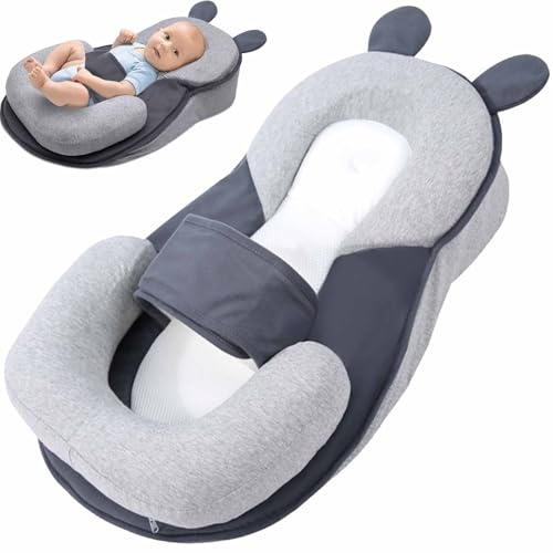 2025 New Keesley Baby Bed Acid Reflux with Strap, Rest Nest Wedge Baby Bed