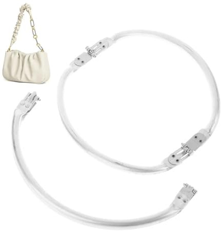 2 Pezzi Chiusura Borsa Uncinetto, Chiusura Clic Clac per Borse Clutch per Borse Uncinetto Alluminio per Borsa Frizione Artigianato Progetti Accessori, 19cm