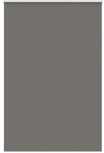 Estor plegable para ventanas, estor opaco, gris, 155 x 210 cm, ancho de la tela de poliéster 151,6 cm, para casa y terraza