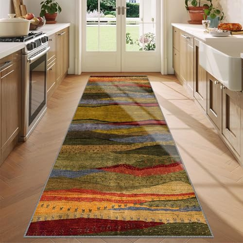 Laegnfho Tappeto per Cucina Antiscivolo Tappeto Passatoia Corridoio Tappeto Ingresso Interno Lungo per Corridoio Salotto Camera da Letto 40 x 60 cm