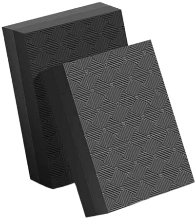 Milageto 2Pcs Silence Weightlifting Crash Drop Pads,Floor Protection Soundproof Portable Cushion Deadlift Weight Mats for Gym Fitness
