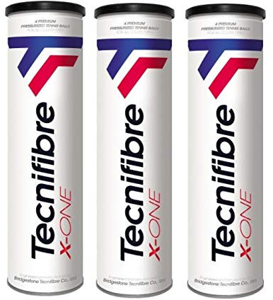 Tecnifibre Tennisbälle X-One - Box mit 18 Bipacks