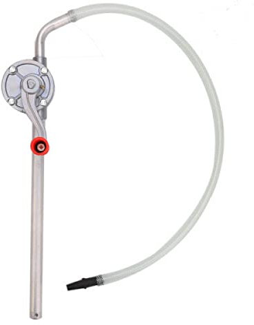 DAZZLEEX Pompe à Main à Manivelle, Pompe à Huile Diesel, Pompe de Transfert en Aluminium