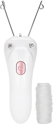 Elektrisk Trådning Epilator, Remover USB Laddning Bomulls Ansiktsgängning Elektrisk Tråd Hårfil Kropp Ansiktstråd (Värdkabel)(Rosa) (Rosa)