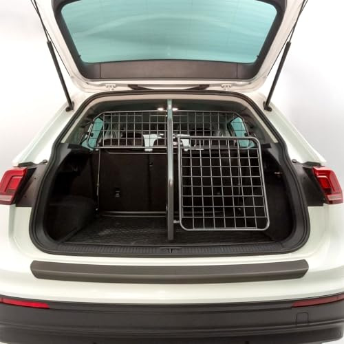 Travall Grille de séparation pour chien et grille arrière pour Tesla Model Y (2020-) break - Grille de protection pour chien et barrière à bagages - Montage facile - Transport de chien et protection
