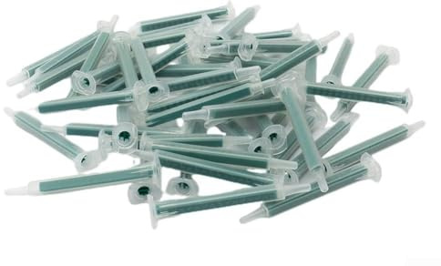 Jotekonoby Aoruisen - Ugelli per miscelatore statico AB 2K, 83 mm, 16 fasi, diametro interno 5,3 mm, diametro esterno 7,6 mm, per applicatori in poliuretano epossidico, confezione da 50