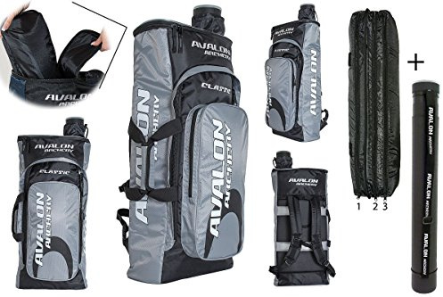 Avalon New Classic Rucksack Bogenrucksack mit Pfeilröhre grau