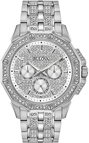 Bulova Men Multi Dial Quartz Watch with Stainless Steel Strap 96C134