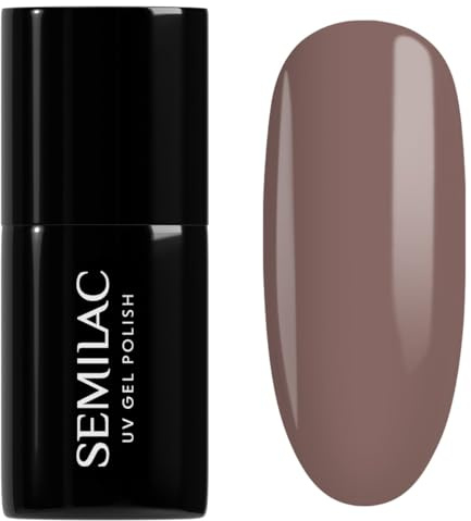 SEMILAC 287 Game Time Nail UV Gel Polish | Long Lasting and Easy to Apply | Soak off UV/Led | Perfect for Home and Professional Manicure and Pedicure 7 ml