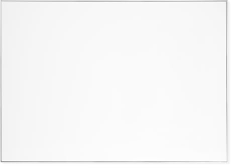 DESQ Whiteboard Ultradünnen Aluminium Rahmen - 45 x 60 cm, Magnethaftend, Frei schwebender 3D-Look