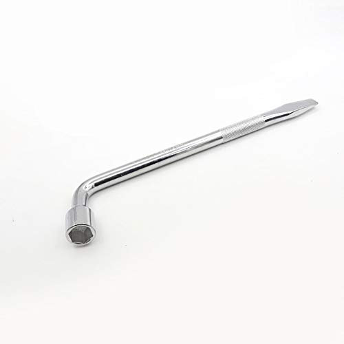 TopHomer Radmutternschlüssel Radmuttern Schlüssel Chrom Vanadium Stahl Sechskantschlüssel Schlüssel für Auto, LKW Reifenräder Reparatur