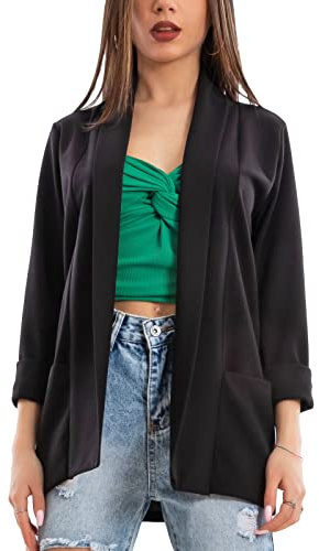 Toocool Blazer Femme Veste élégante décontractée basique simple boutonnage printemps VI-80021