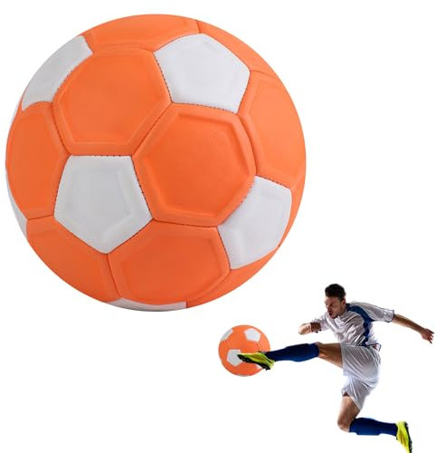 HENGBIRD Fußball Kurvenball für Outdoor, Eva Gummi Swerve Ball Fußball, Flexibler elastischer, Curve Swerve Soccer Ball, Spaß Football Toy Großes Geschenk für Outdoor