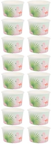 minkissy 2 Set Ciotola Di Carta Per Gelato Tazze Per Cupcake Tazze Per Feste Coppa Di Carta Per Gelato o Pirottini Di Per Mousse Bicchiere Di Da Budino 8 Pezzi * 2