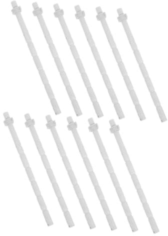 Tofficu Tiges De Bouton De Chasse D'eau Lot De 12 Tiges Filetées De Rechange Pièces De Toilette Longueur Ajustable D'installation Remplacement Rapide Pour Les Types De