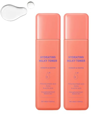 Moisturizing Milky Toner for Face - Cremiger Milky Toner mit Hyaluron für Tiefenfeuchtigkeit, Stärkung der Hautbarriere, Beruhigende Pflege für Trockene und Empfindliche Haut (2)