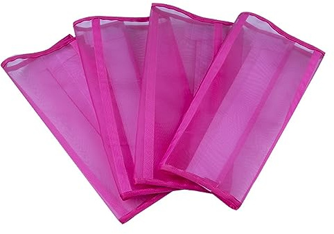 Dcfbkl 4 Stück/Packung schützende Pferdebeinbandagen für Fliegen, Netz-Fliegenstiefel für lose Netzstiefel