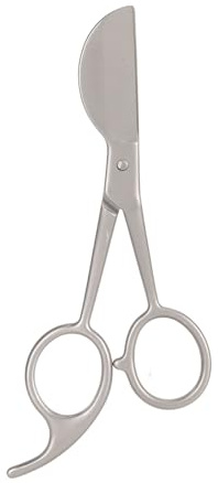 Ciseaux d’applique en acier inoxydable, ciseaux à tapisser à lame en bec de canard avec manche ergonomique, outil de coupe de précision pour les travaux de bricolage, la