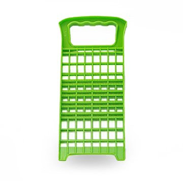 Börner Râpe à légumes, râpe multifonction, râpe à julienne grossière (vert)