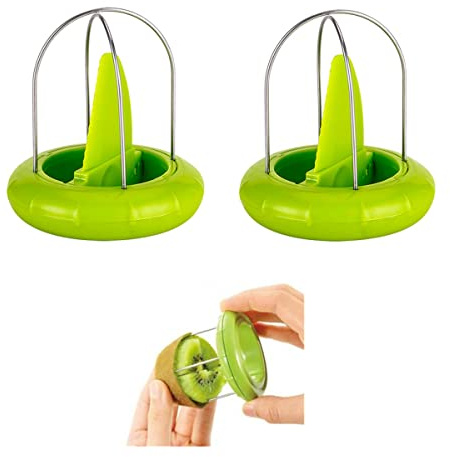 2pcs Kiwi Cutter Peeler Kitchen Detachable Creative Fruit Peeler Salad Cooking Tools Lemon Peeling Gadgets Kitchen Gadgets and Accessories