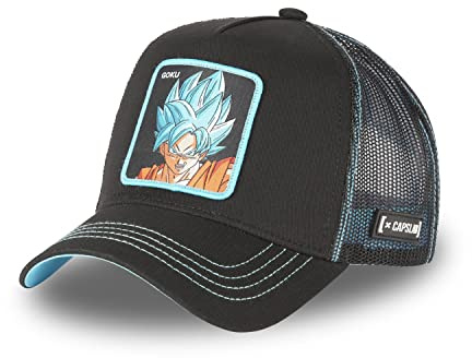 Capslab Goku Dragon Ball Z Nero Berretto da Camionista